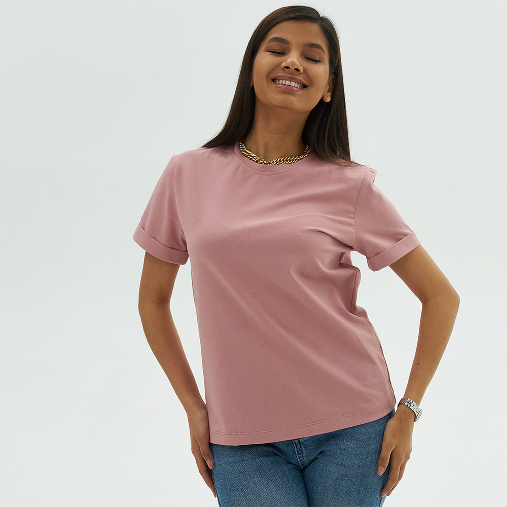 Футболка женская Персона Premium БлЖ розовая S