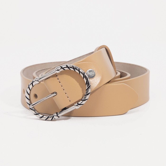 

Ремень женский NoBrand 9170875 бежевый, 110 см, 9170875