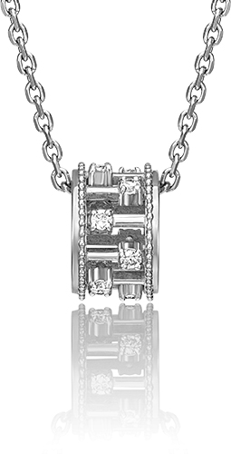 

Бегунок из белого золота PLATINA jewelry 03-3066-00-401-1120-65, фианит, 03-3066-00-401-1120-65