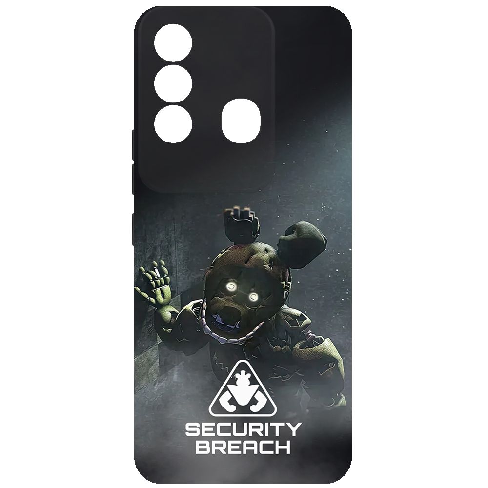 

Чехол-накладка Krutoff Case ФНАФ - Нарушение безопасности для ITEL Vision 3 Plus черный