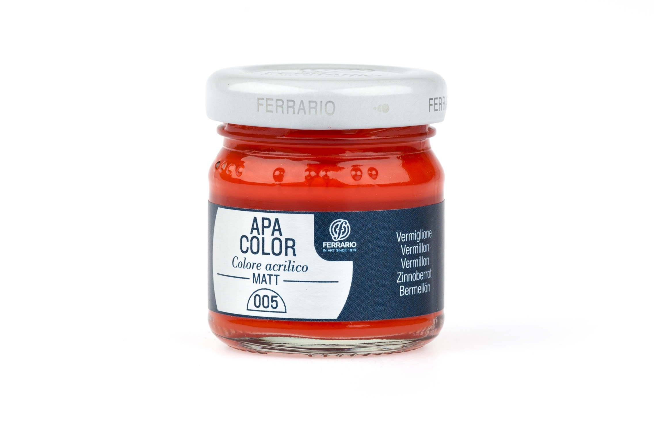 

Акрил Ferrario Apa Color 40 мл № 05 киноварь, BA0040А0005