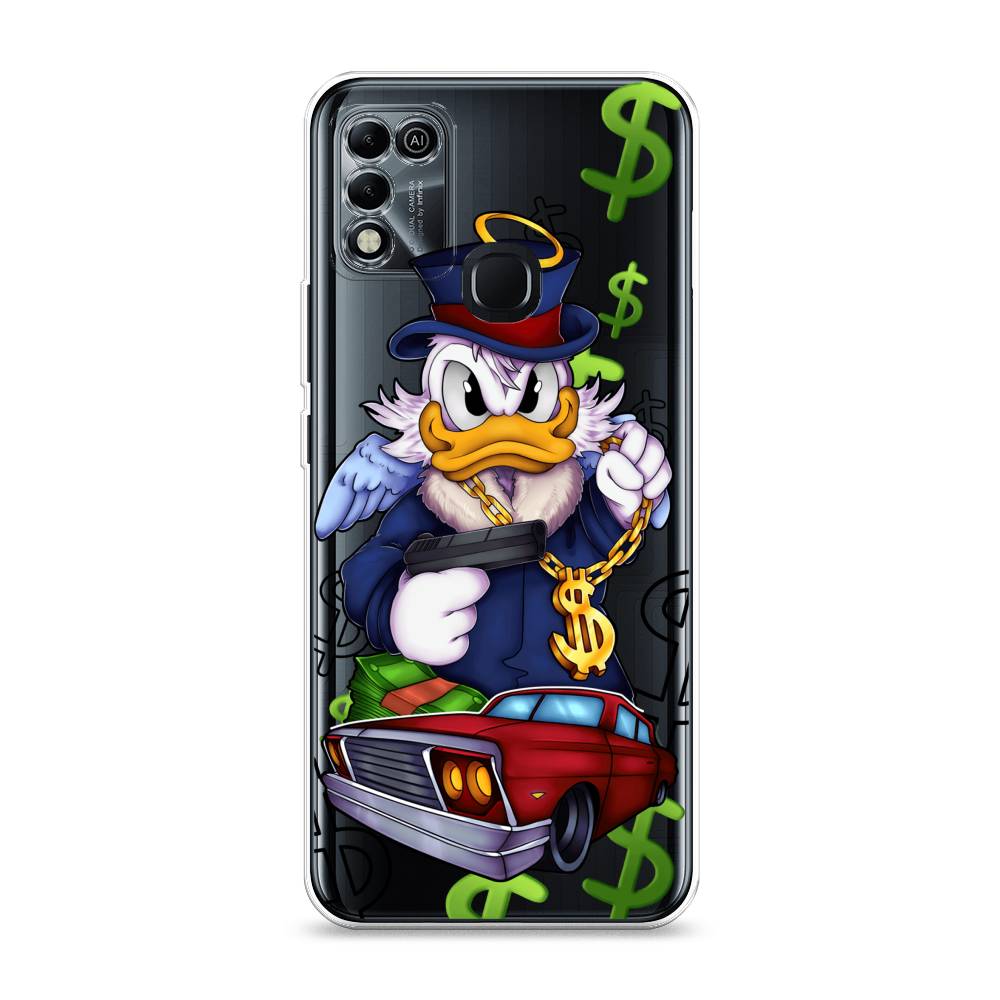 

Чехол на Infinix HOT 10 Play/HOT 11 Play "Scrooge McDuck with a Gold Chain", Красный;синий;белый, 3100850-6