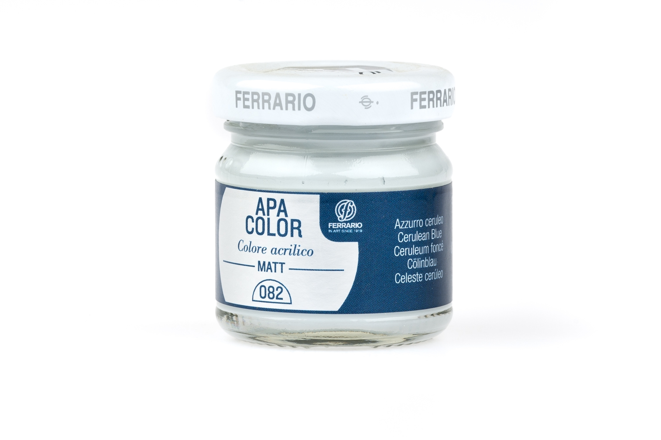 

Акрил Ferrario Apa Color 40 мл № 82 церулеум голубой, BA0040А0082