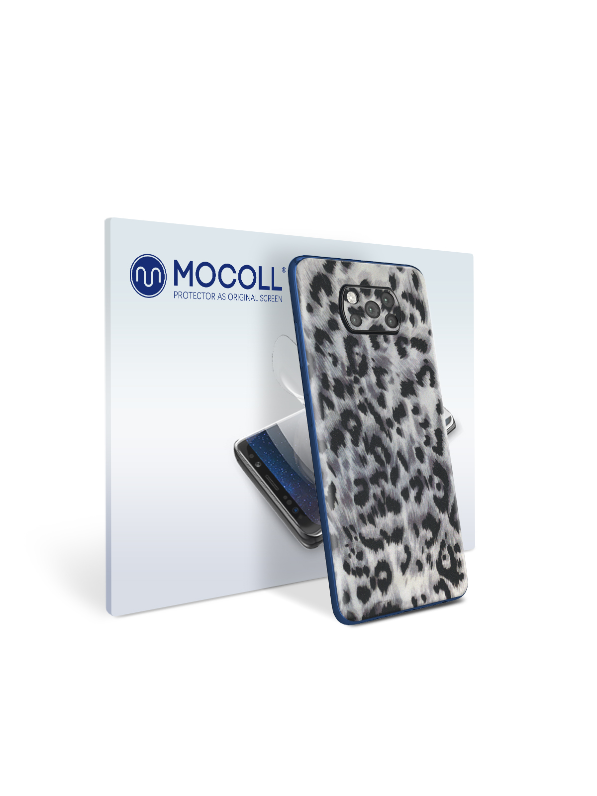 

Пленка защитная MOCOLL для задней панели Xiaomi Poco M3 Снежный барс