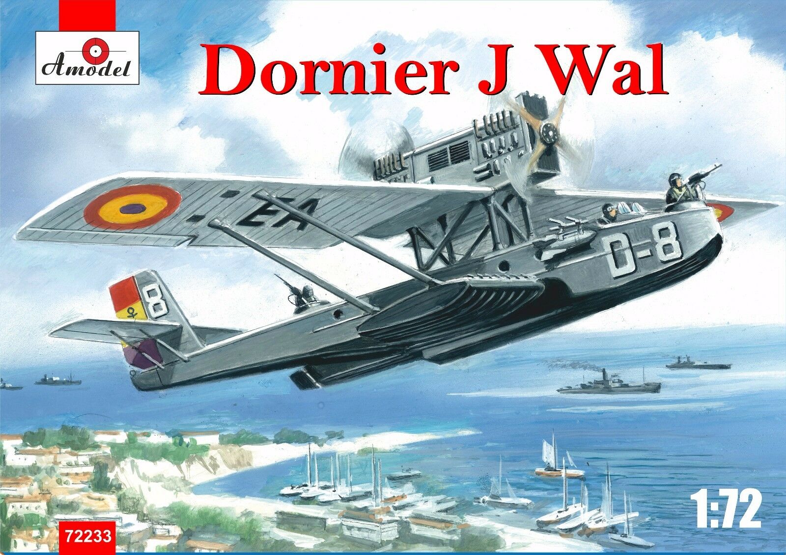 фото Сборная модель amodel 1/72 самолёт dornier do j wal spain 72233