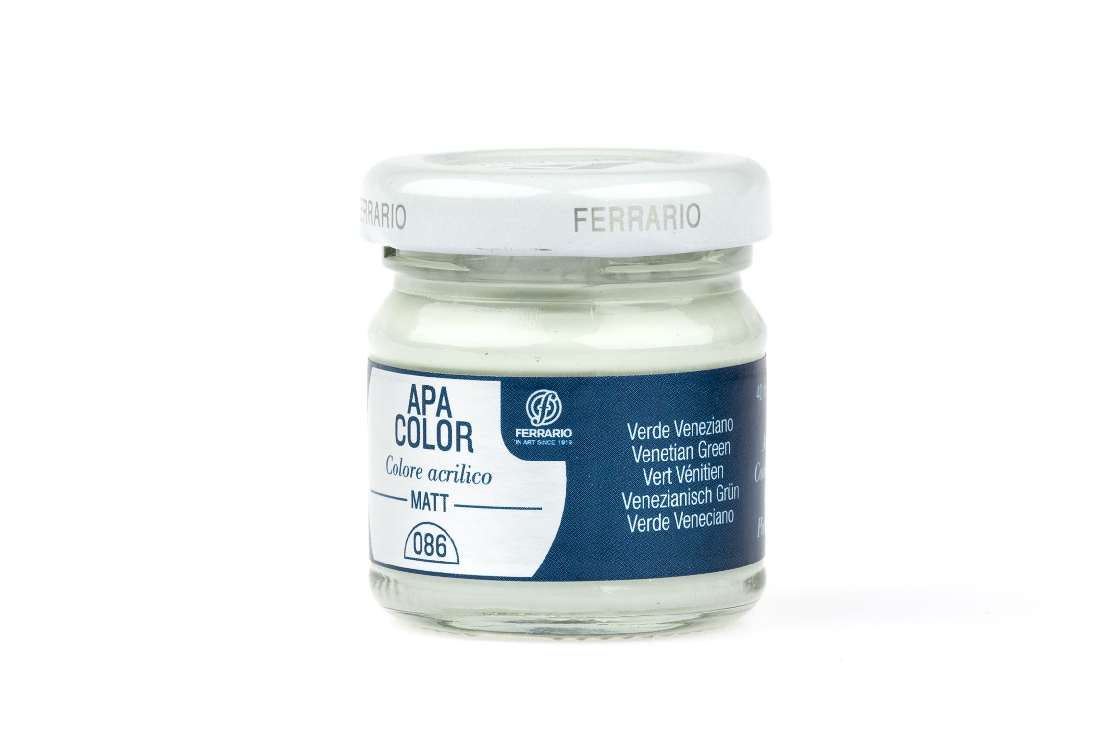 

Акрил Ferrario Apa Color 40 мл № 86 венецианская зеленая, BA0040А0086