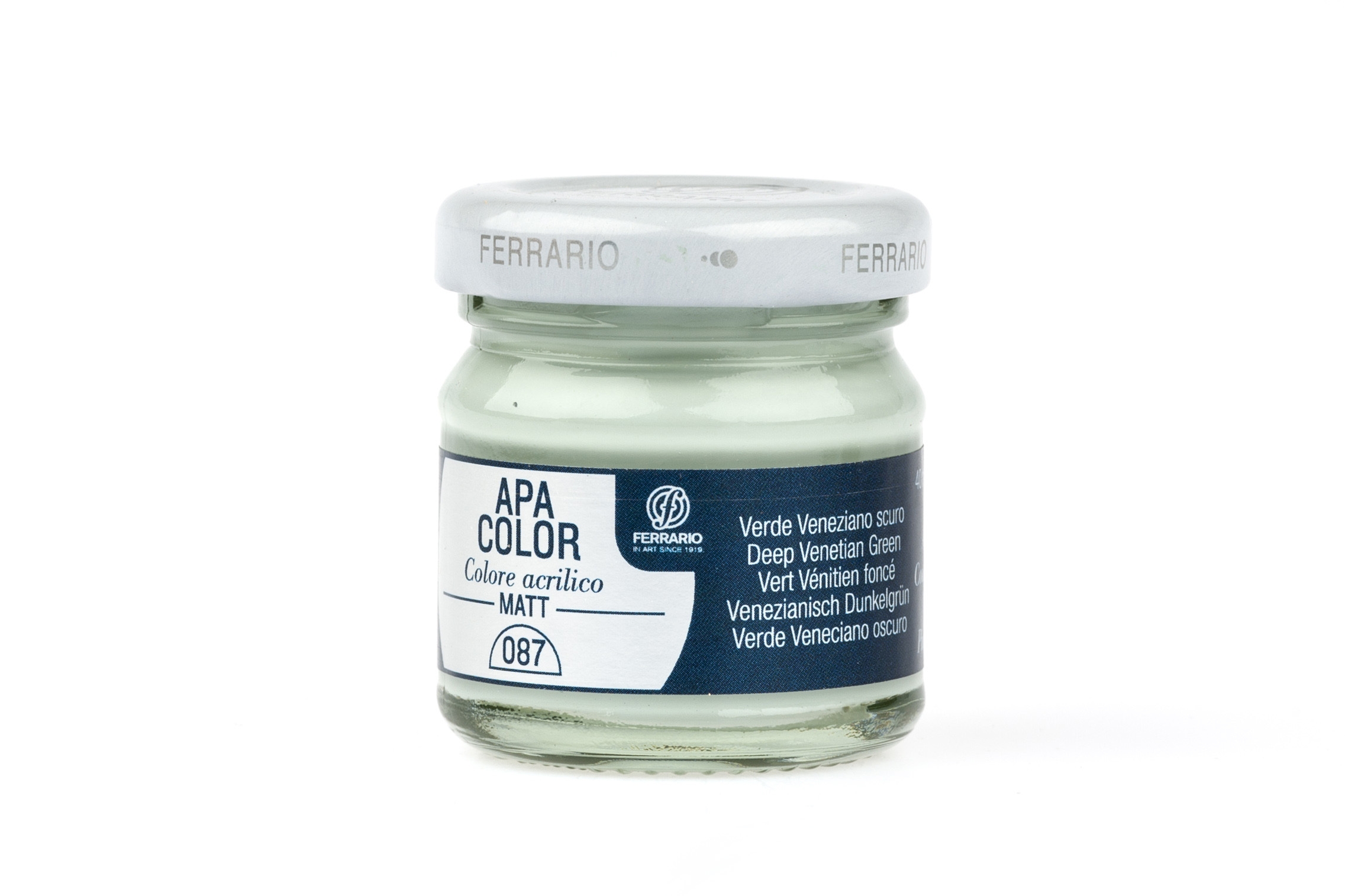 

Акрил Ferrario Apa Color 40 мл № 87 венецианская зеленая темная, BA0040А0087