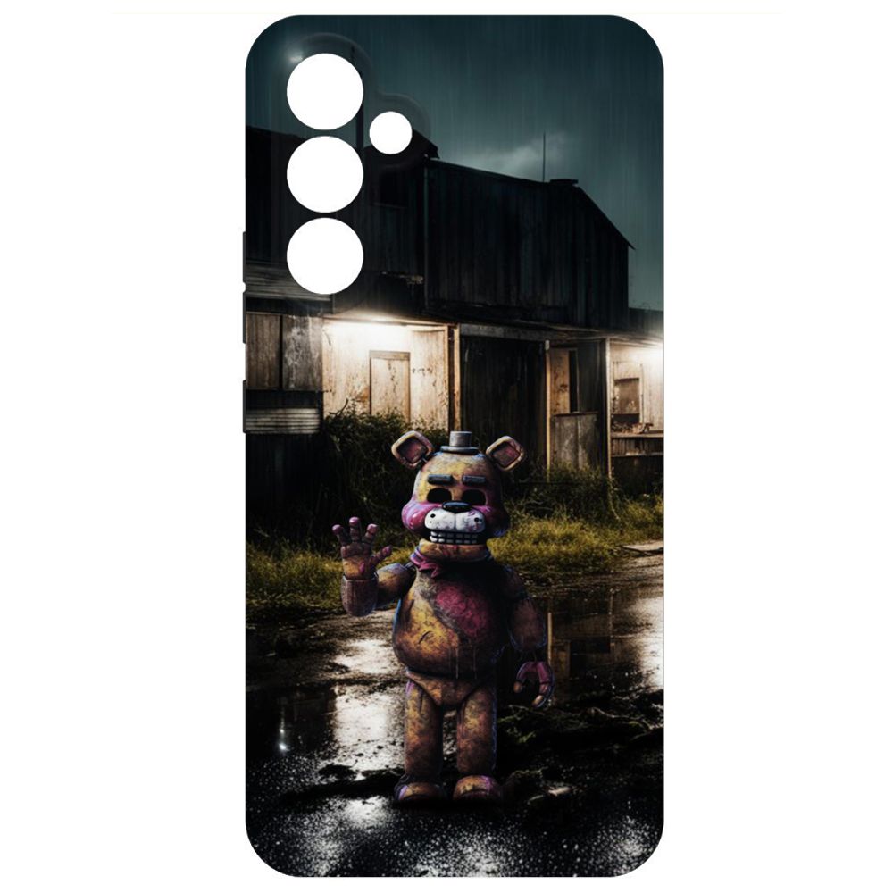 

Чехол-накладка Soft Case ФНАФ - Фредди под дождем для Samsung Galaxy A54 5G (A546) черный