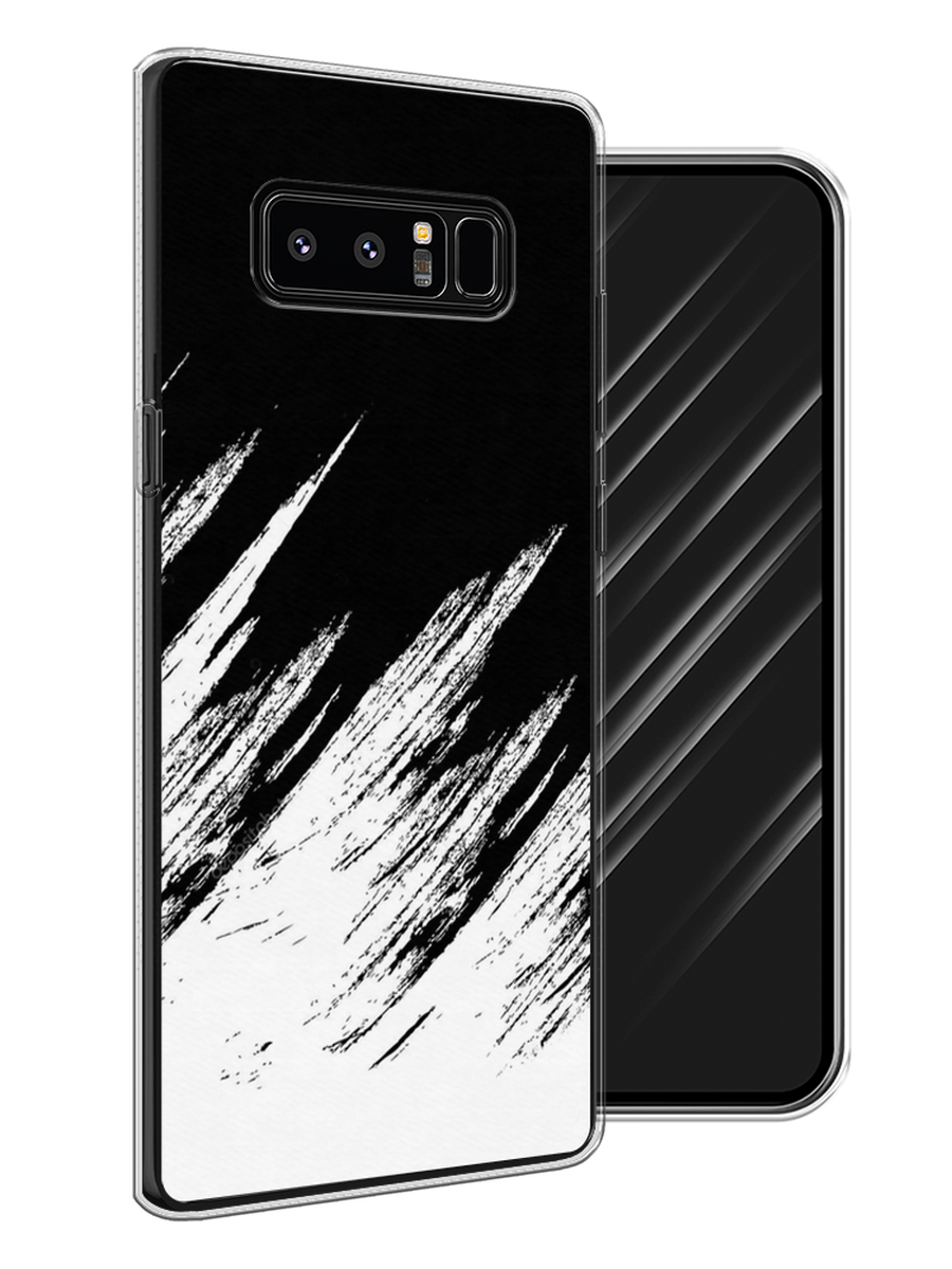 

Чехол Awog на Samsung Galaxy Note 8 "Черно белые брызги", Черный;белый;бежевый, 25250-3