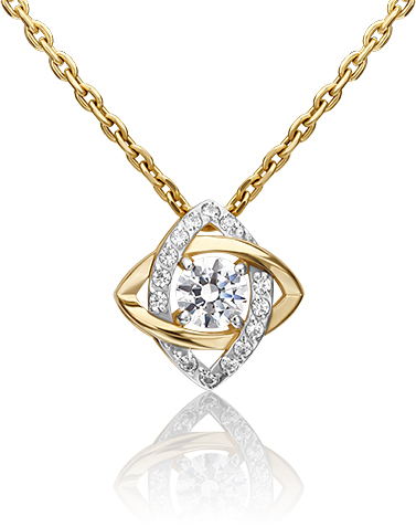 

Бегунок из желтого золота PLATINA jewelry 03-3004-00-501-1130-38, Swarovski, 03-3004-00-501-1130-38
