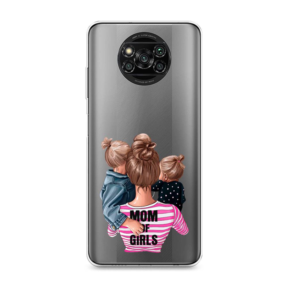 фото Силиконовый чехол "mom of girls" на xiaomi poco x3 pro awog