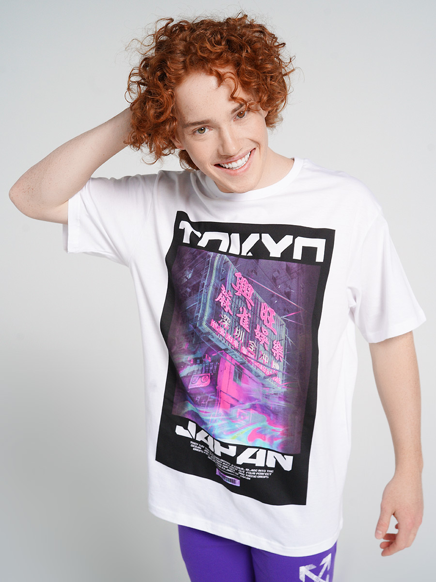 

Футболка мужская 80484 ТВОЕ белая 2XL, 80484