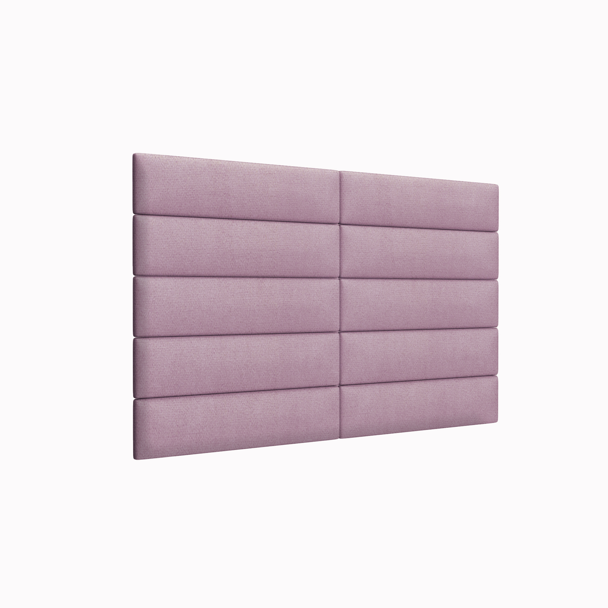 

Мягкие стены детской Velour Pink 15х60 см 2 шт., Розовый, DL1101560-2