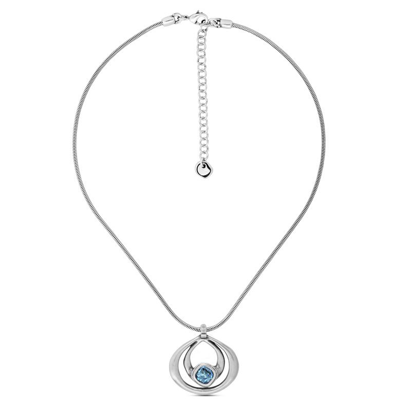 

Колье из бижутерного сплава с swarovski 49 см Ciclon Aura, Aura
