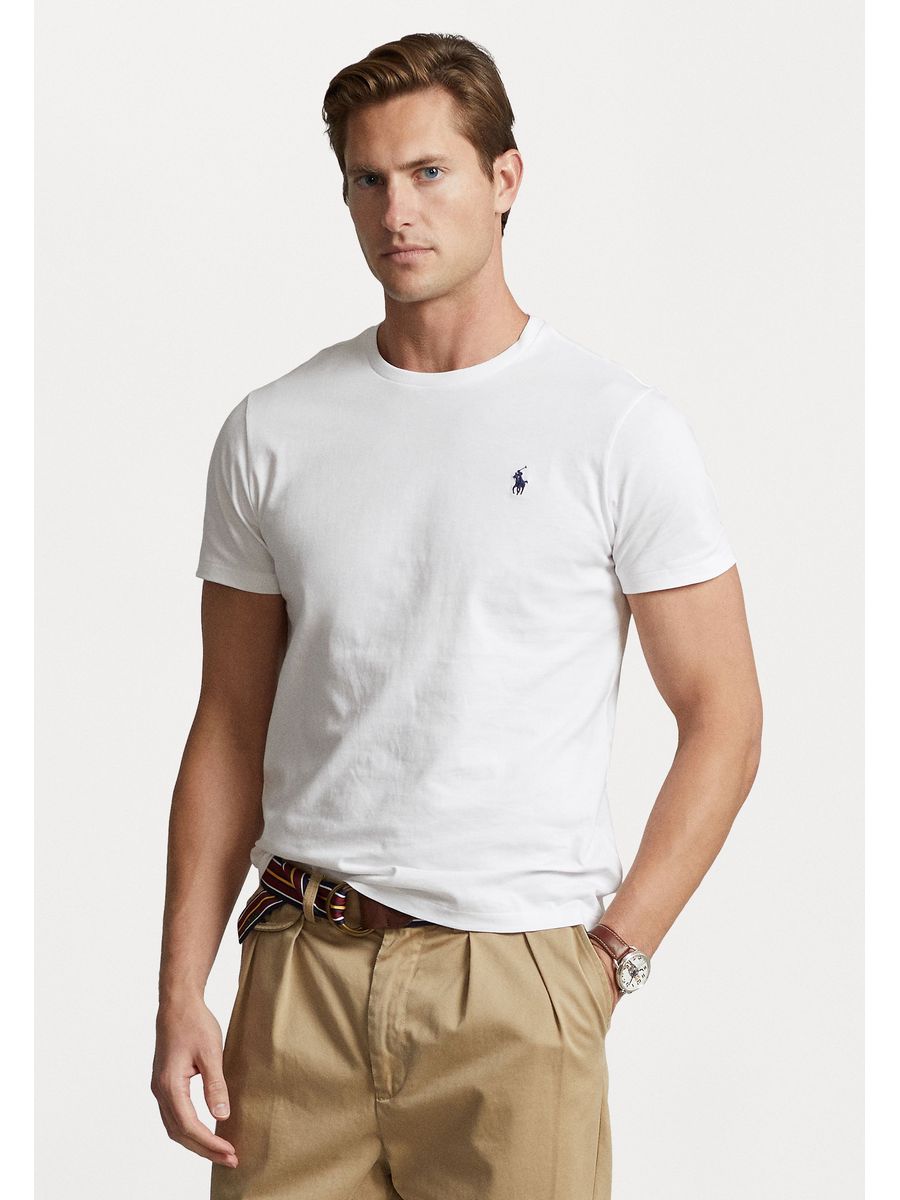 

Футболка мужская Polo Ralph Lauren PO222O045 белая XL, Белый, PO222O045