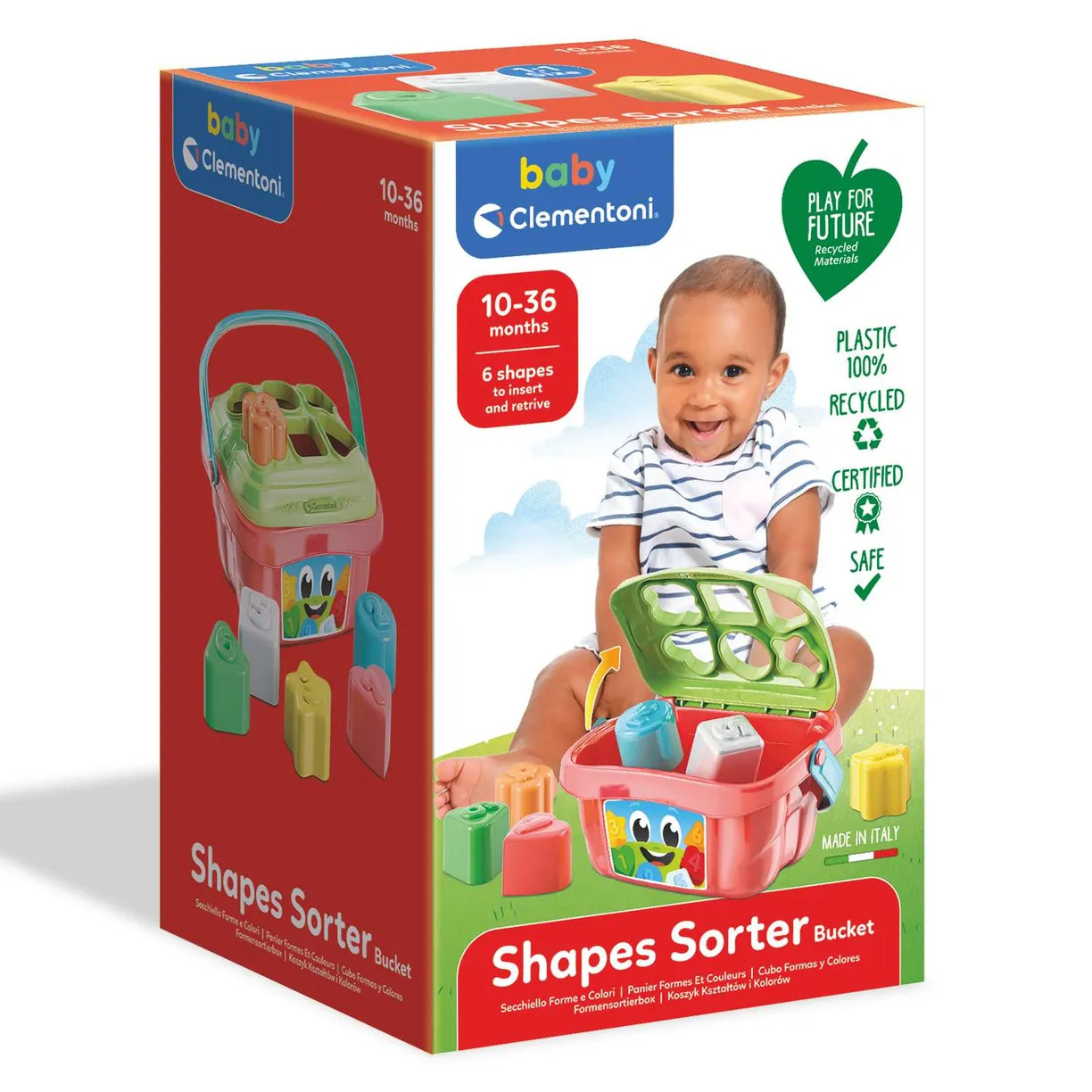 Игрушка сортер Clementoni Shapes sorter baby