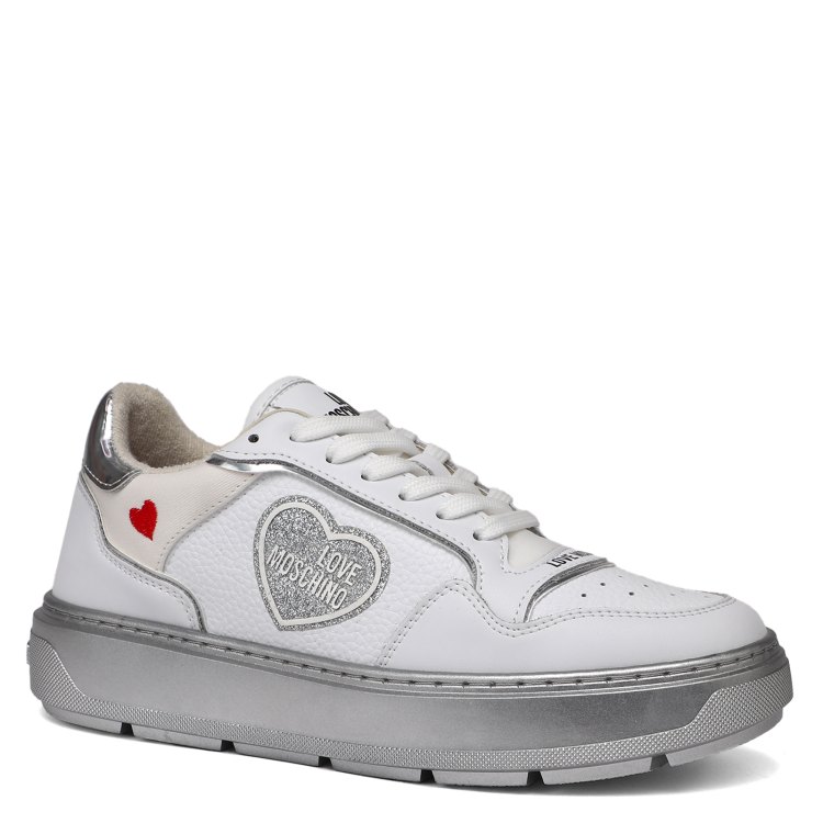 

Кеды женские Love Moschino JA15204G SS24 белые 40 EU, Белый, JA15204G SS24
