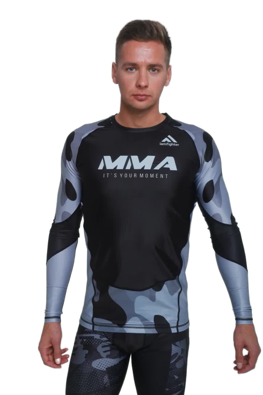 Рашгард IamFighter MMA military XL, черный