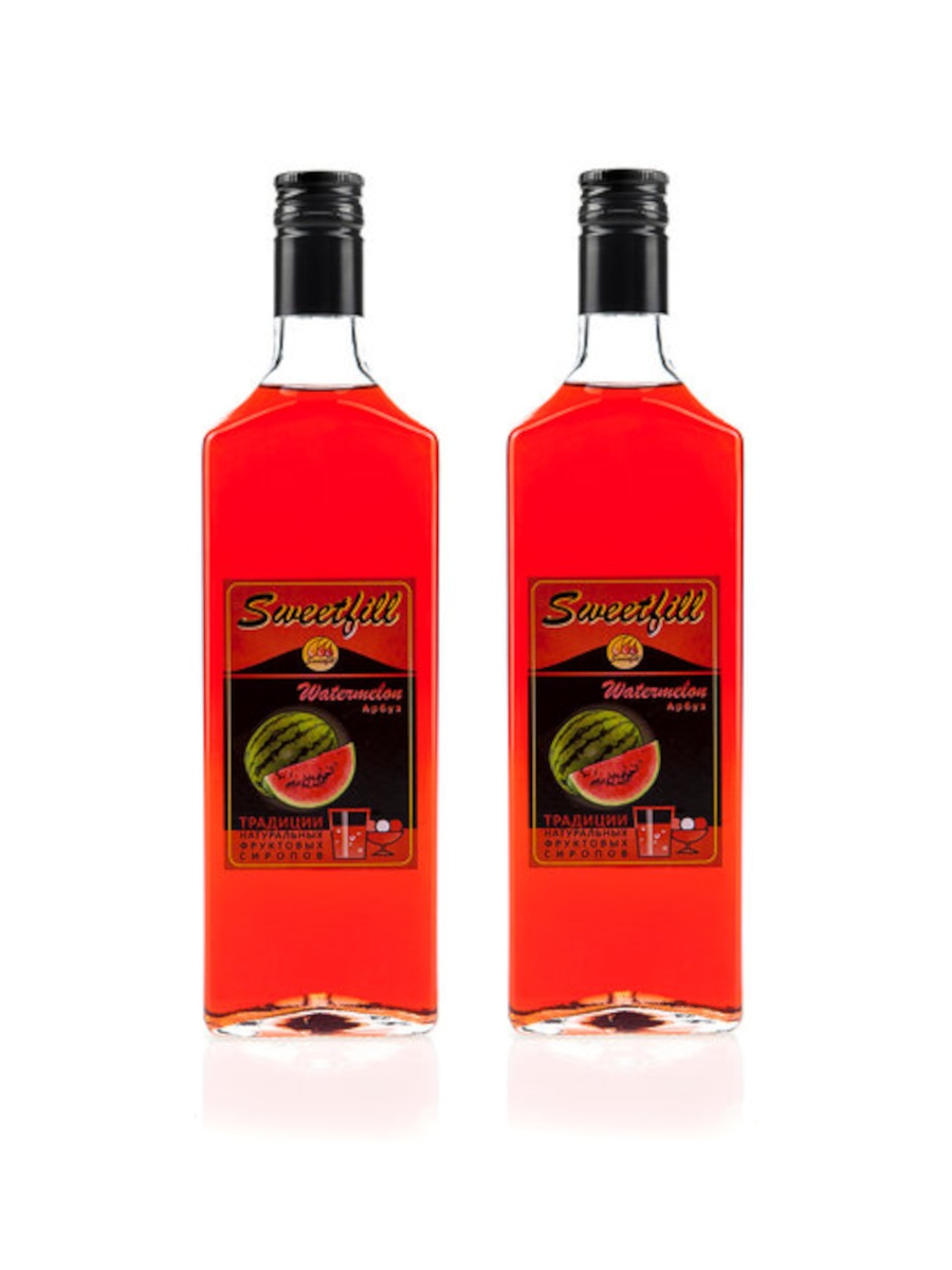 

Комплект сиропов Sweetfill Арбуз, 2 шт по 0,5 л