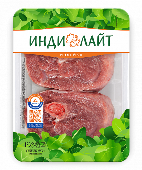 

Стейк из голени индейки Индилайт замороженный