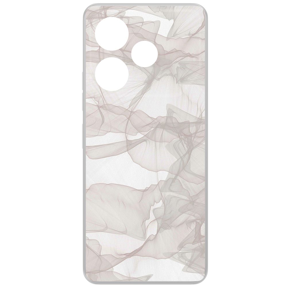 

Чехол-накладка Krutoff Clear Case Абстракт 3 для TECNO Pova 6, Прозрачный