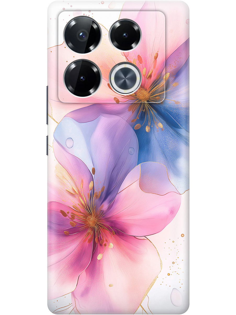 

Силиконовый чехол на Infinix Note 40 Pro/40 Pro 5g/40 Pro+ 5g с принтом 818937, Прозрачный;белый;розовый;синий, 782627023