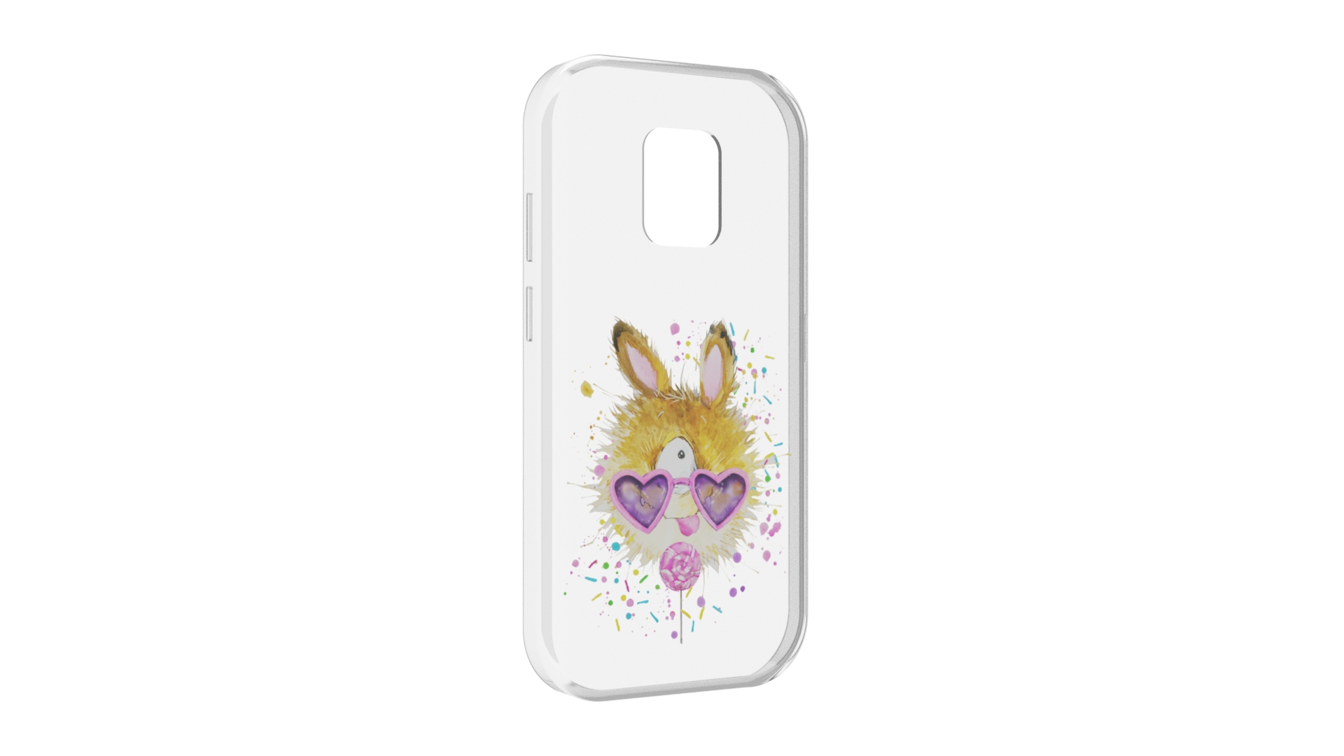 

Чехол на Lenovo K14 Plus/Motorola Moto E20/E30/E40 "Лягушка-балерина", Прозрачный, Tocco