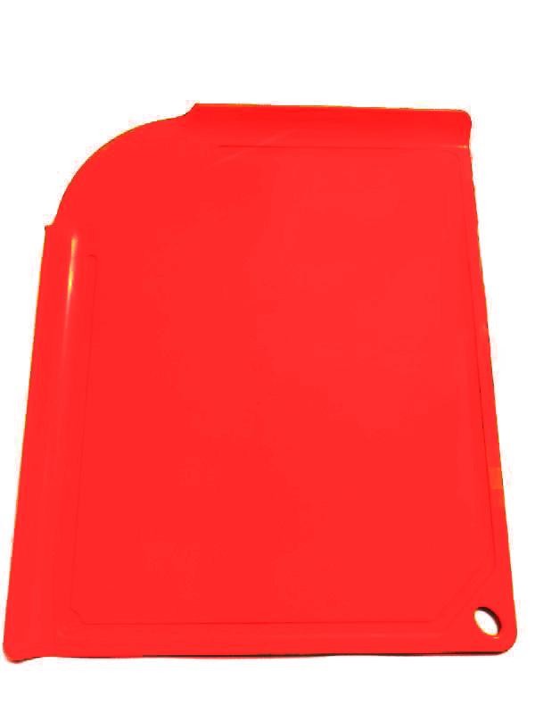 фото Большая разделочная доска с бортиками дик №6, 34х28 см (цвет: красный ) markethot