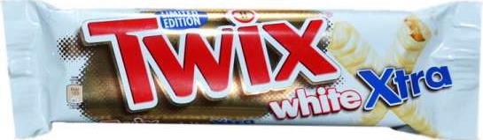

Шоколадный батончик Twix Xtra белый 82 г