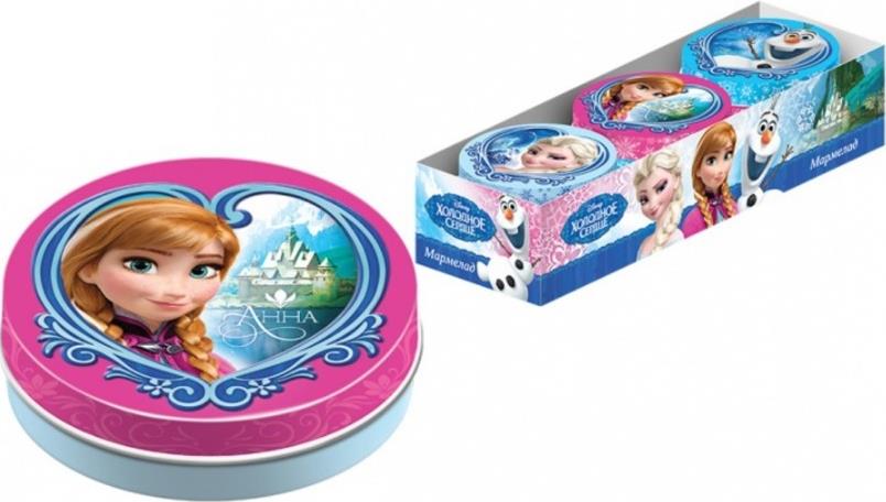 

Мармелад Конфитрейд Disney Холодное сердце в жестяной баночке