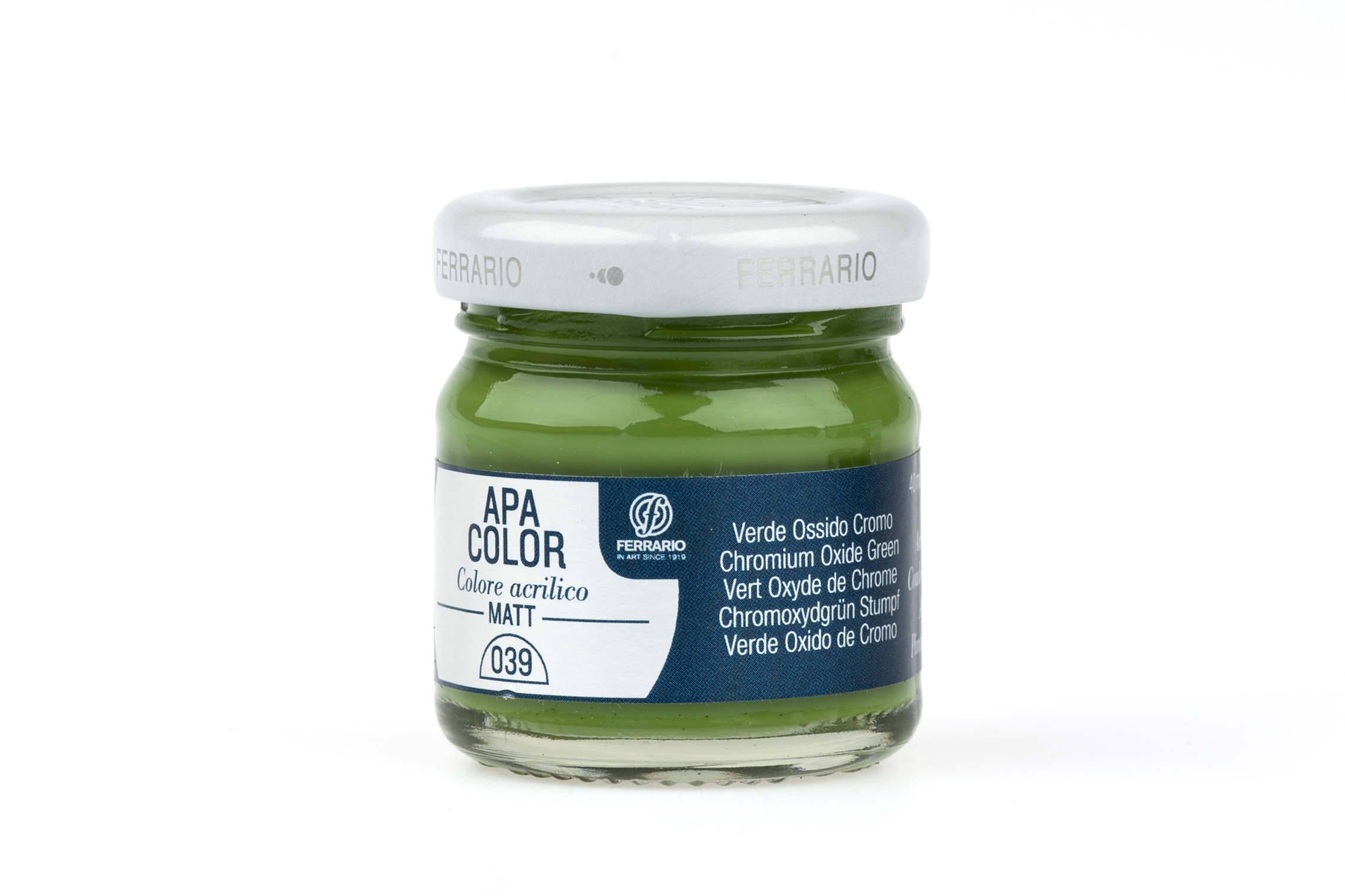 

Акрил Ferrario Apa Color 40 мл № 39 окись хрома, BA0040А0039