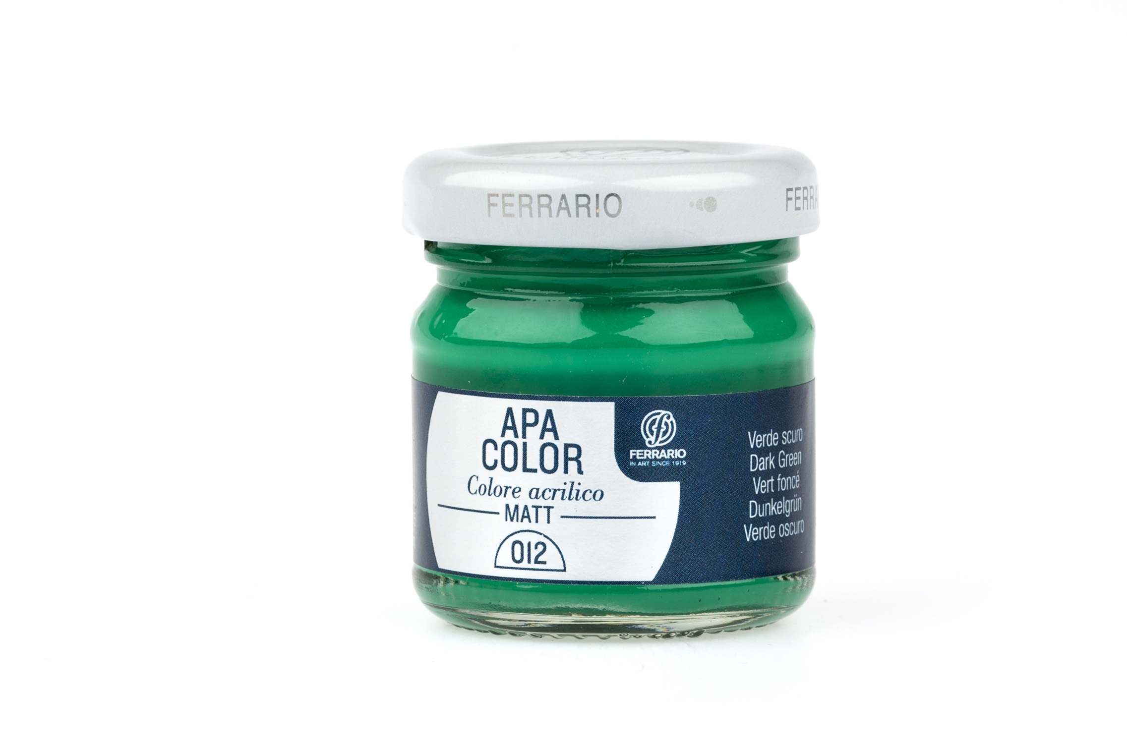 

Акрил Ferrario Apa Color 40 мл № 12 зеленый темный, BA0040А0012
