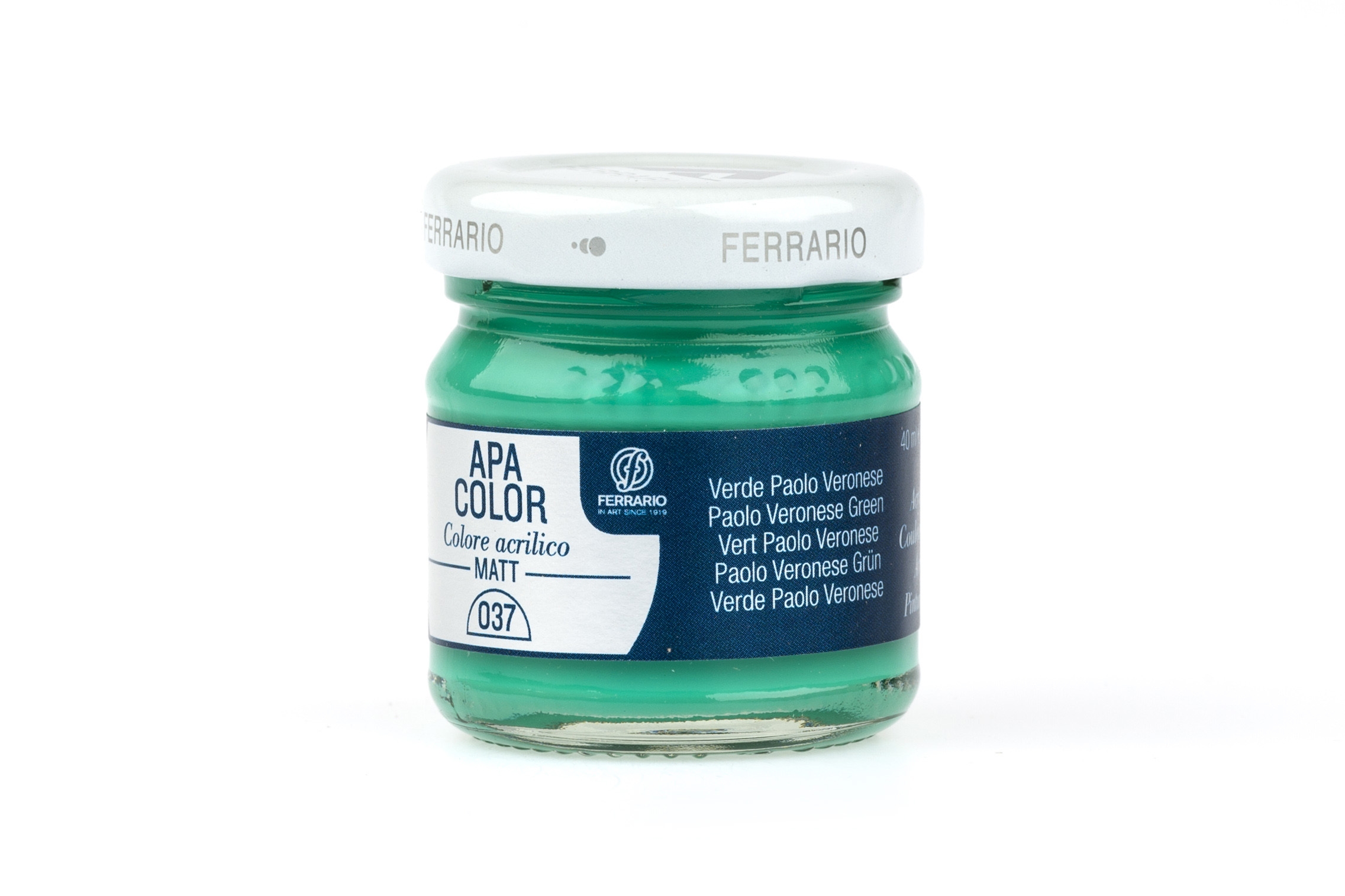 

Акрил Ferrario Apa Color 40 мл № 37 зеленый Паоло Веронезе, BA0040А0037