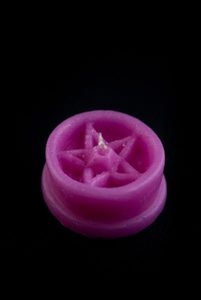 фото Свеча-таблетка розовая magic-kniga