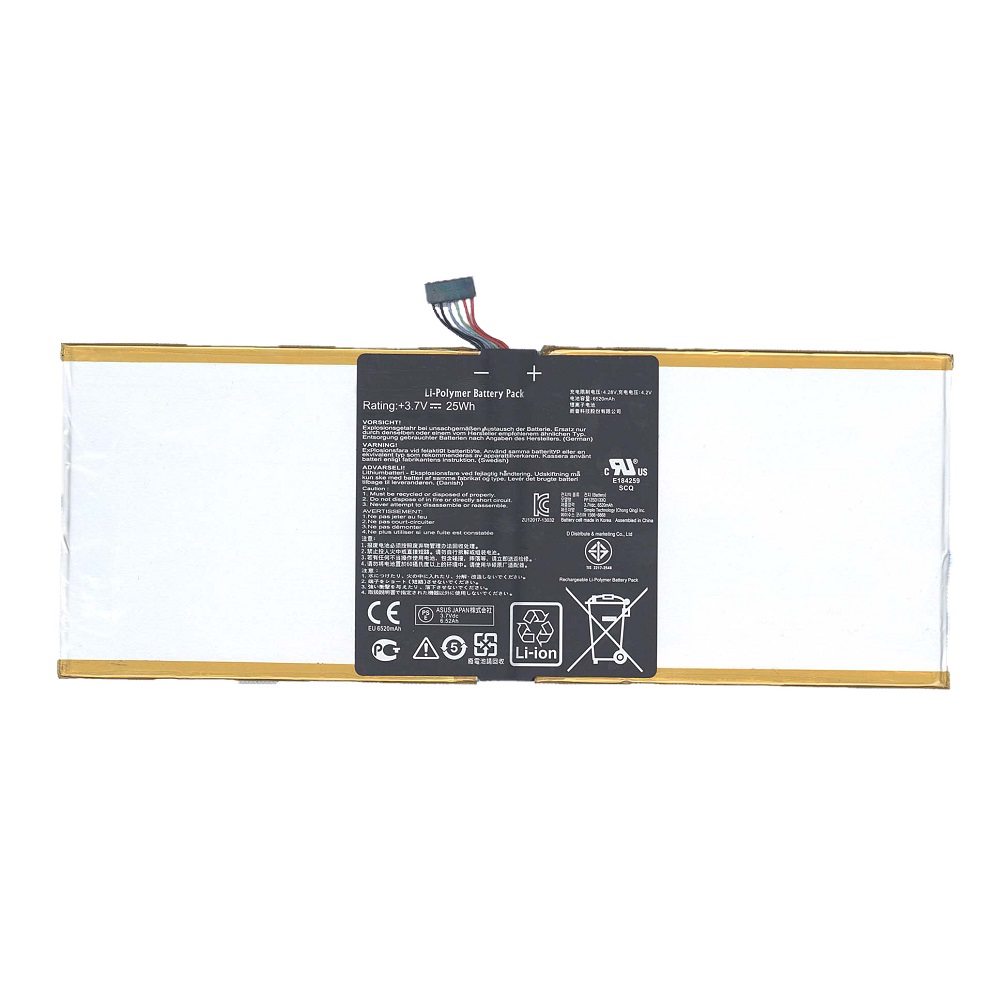 

Аккумуляторная батарея C12P1301 для Asus MeMO Pad ME302C 3.7V 25Wh, C12P1301