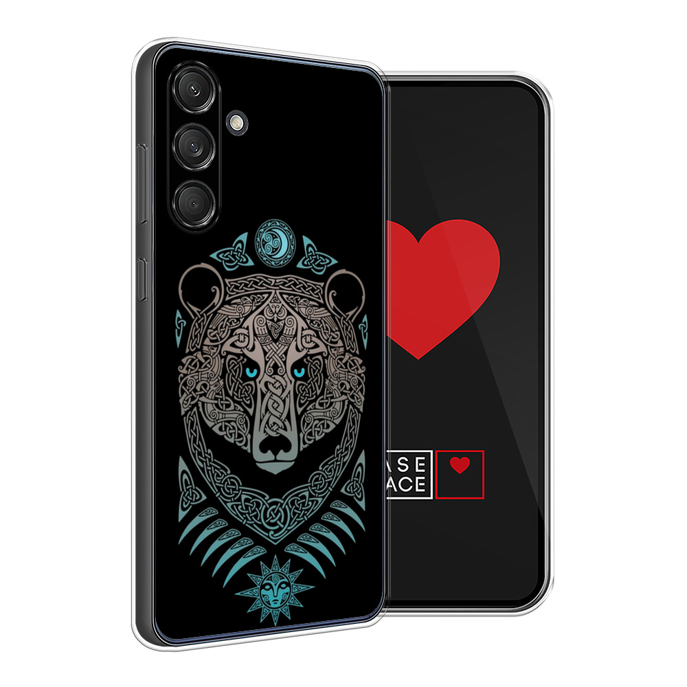 

Силиконовый чехол "Кельтский медведь" на Samsung Galaxy M55, Черный, 2109650-1