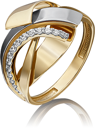 

Кольцо из золота с фианитом р. 20 PLATINA jewelry 01-5236-00-401-1121-64, 01-5236-00-401-1121-64