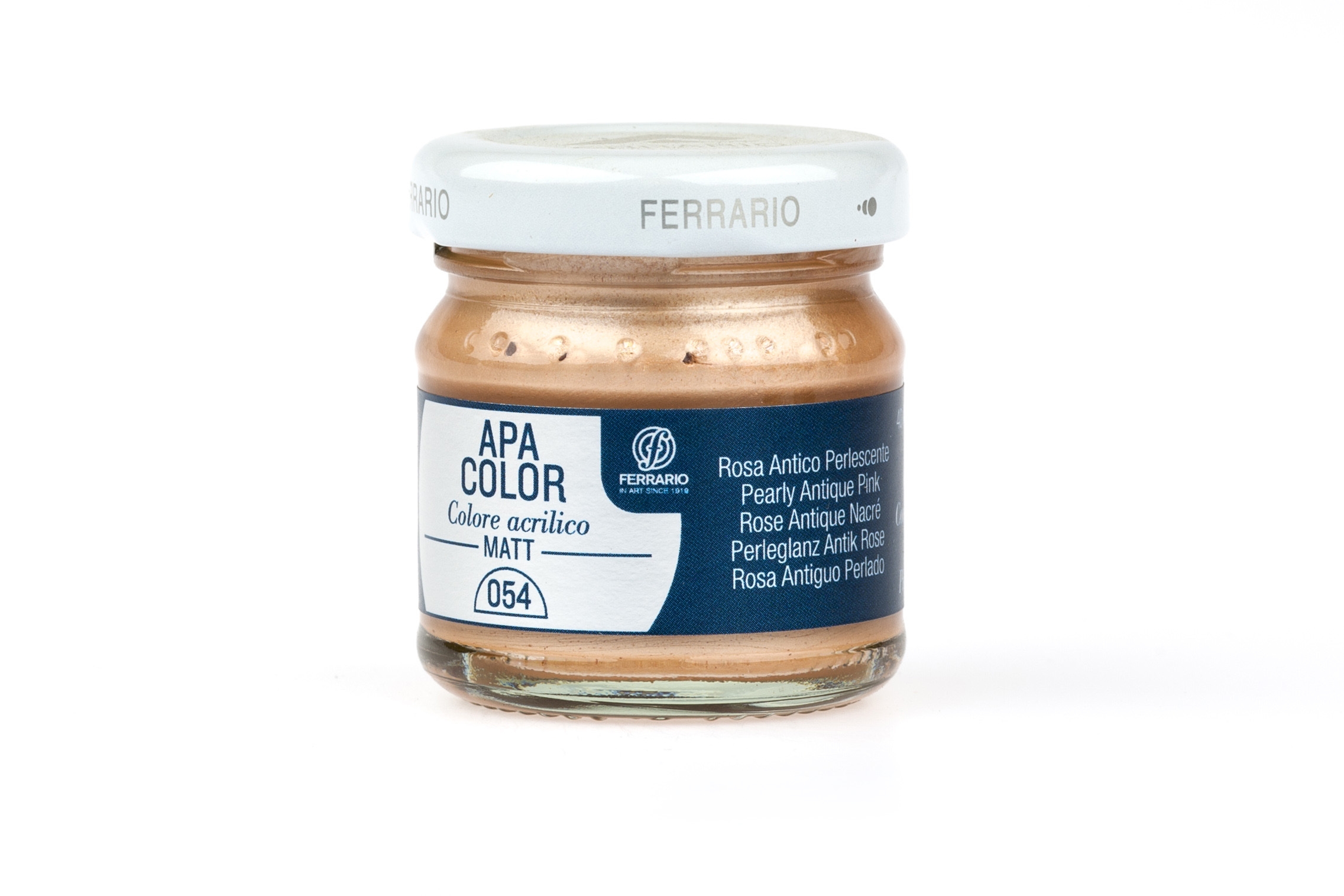

Акрил Ferrario Apa Color 40 мл № 54 розовый античный перламутровый, BA0040А0054