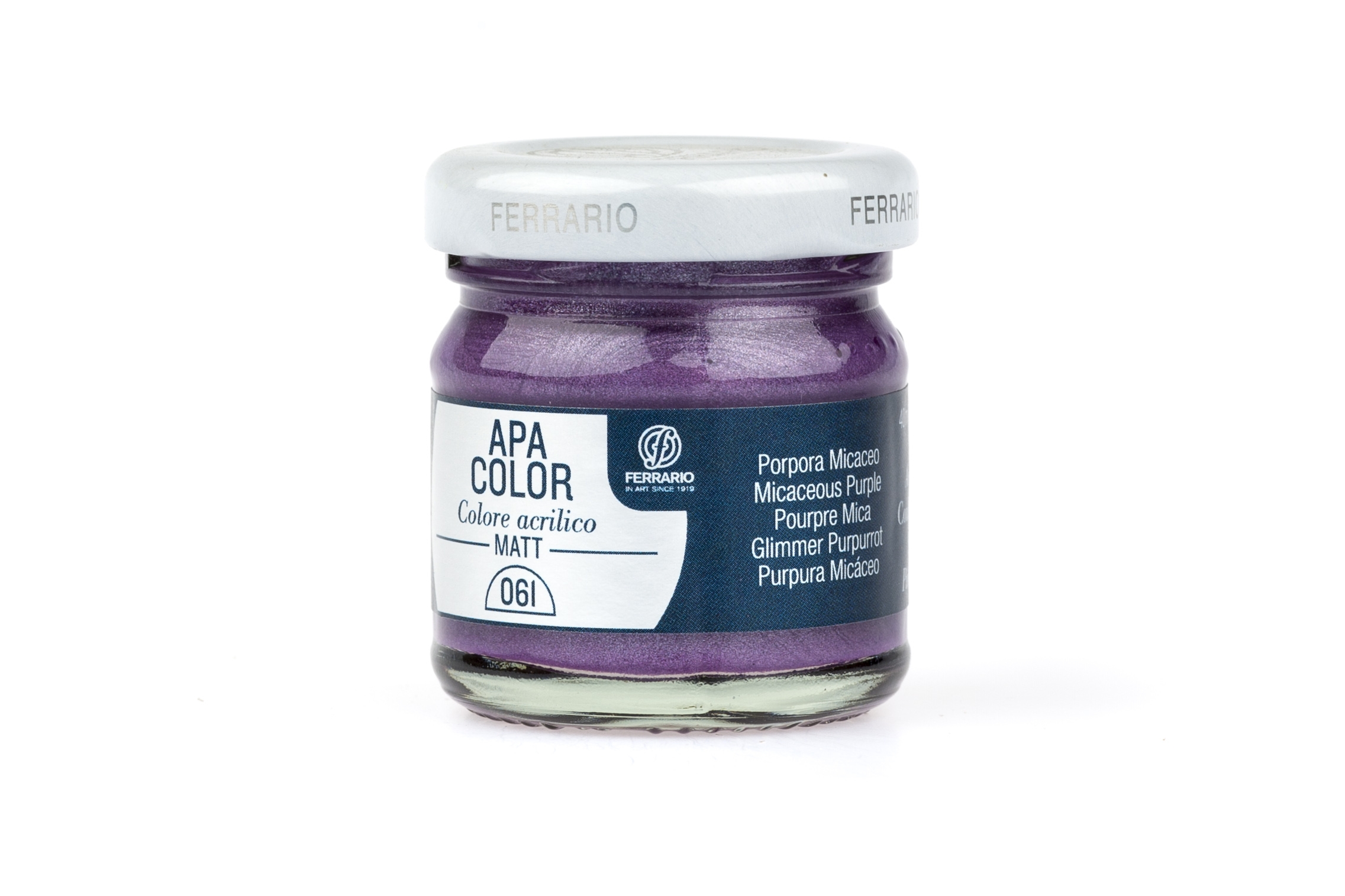 

Акрил Ferrario Apa Color 40 мл № 61 пурпурный металлик, BA0040А0061