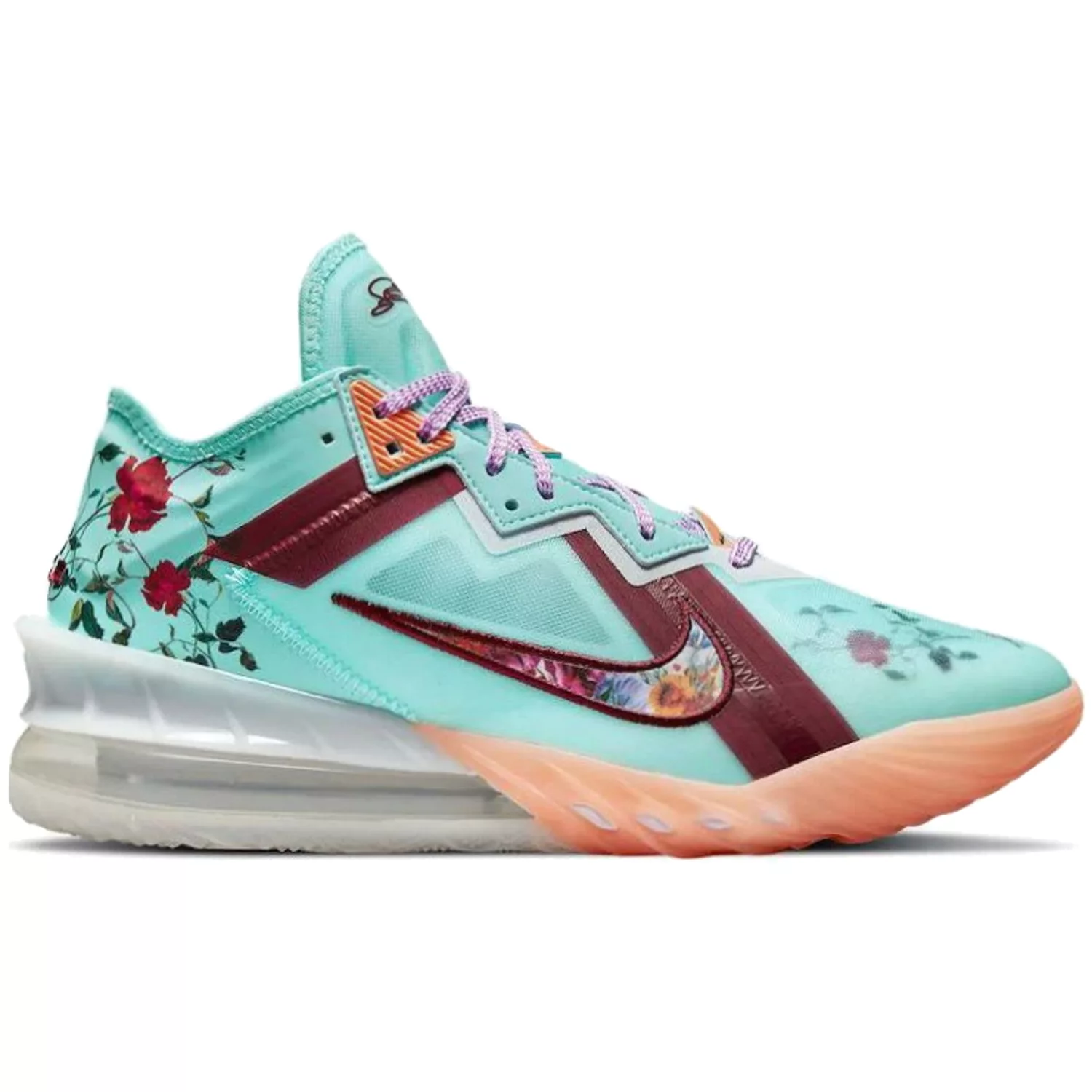 

Кроссовки мужские Nike LEBRON XVIII LOW EP бирюзовые 40 EU, Бирюзовый, LEBRON XVIII LOW EP