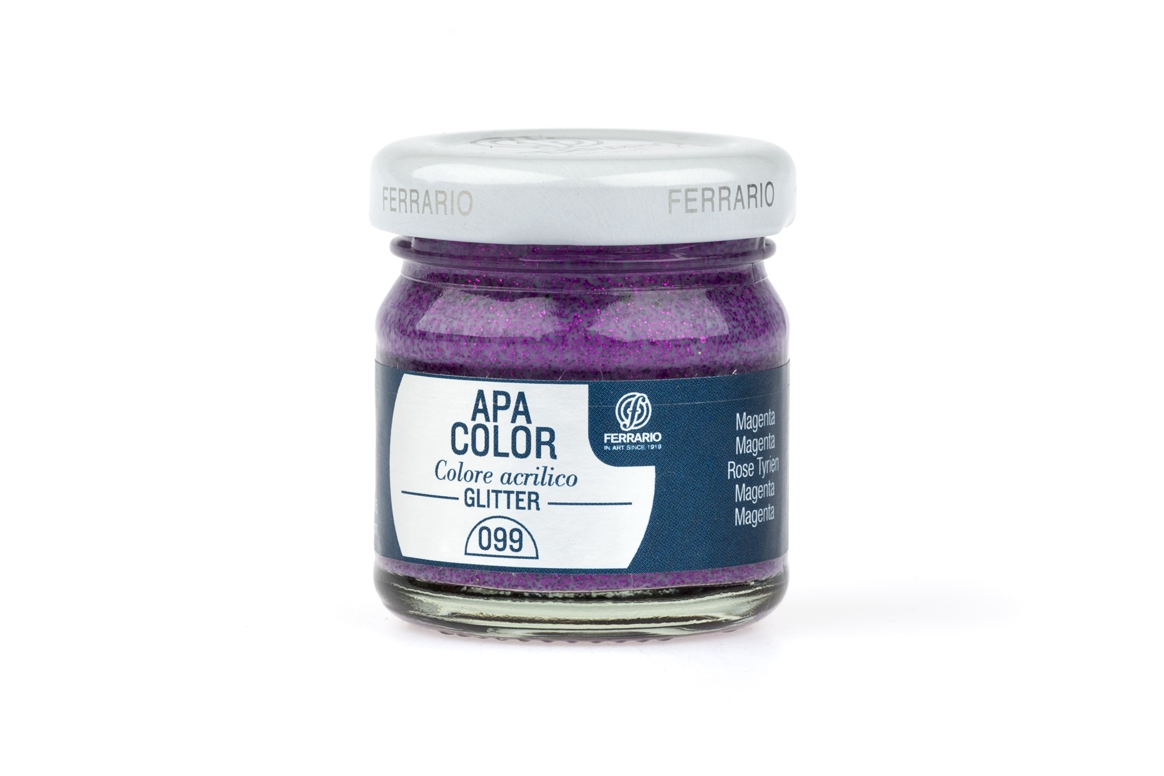 

Акрил Ferrario Apa Color 40 мл № 99 маджента с глиттерами, BA0040В0099