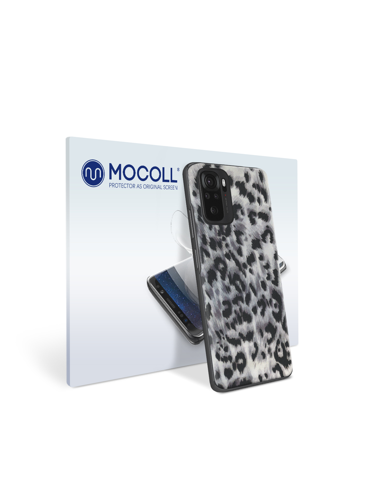 

Пленка защитная MOCOLL для задней панели Xiaomi Redmi Note 10S Снежный барс