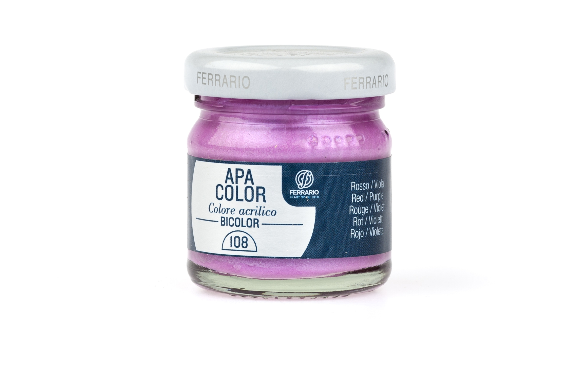 

Акрил Ferrario Apa Color 40 мл № 108 красный фиолетовый, BA0040В0108