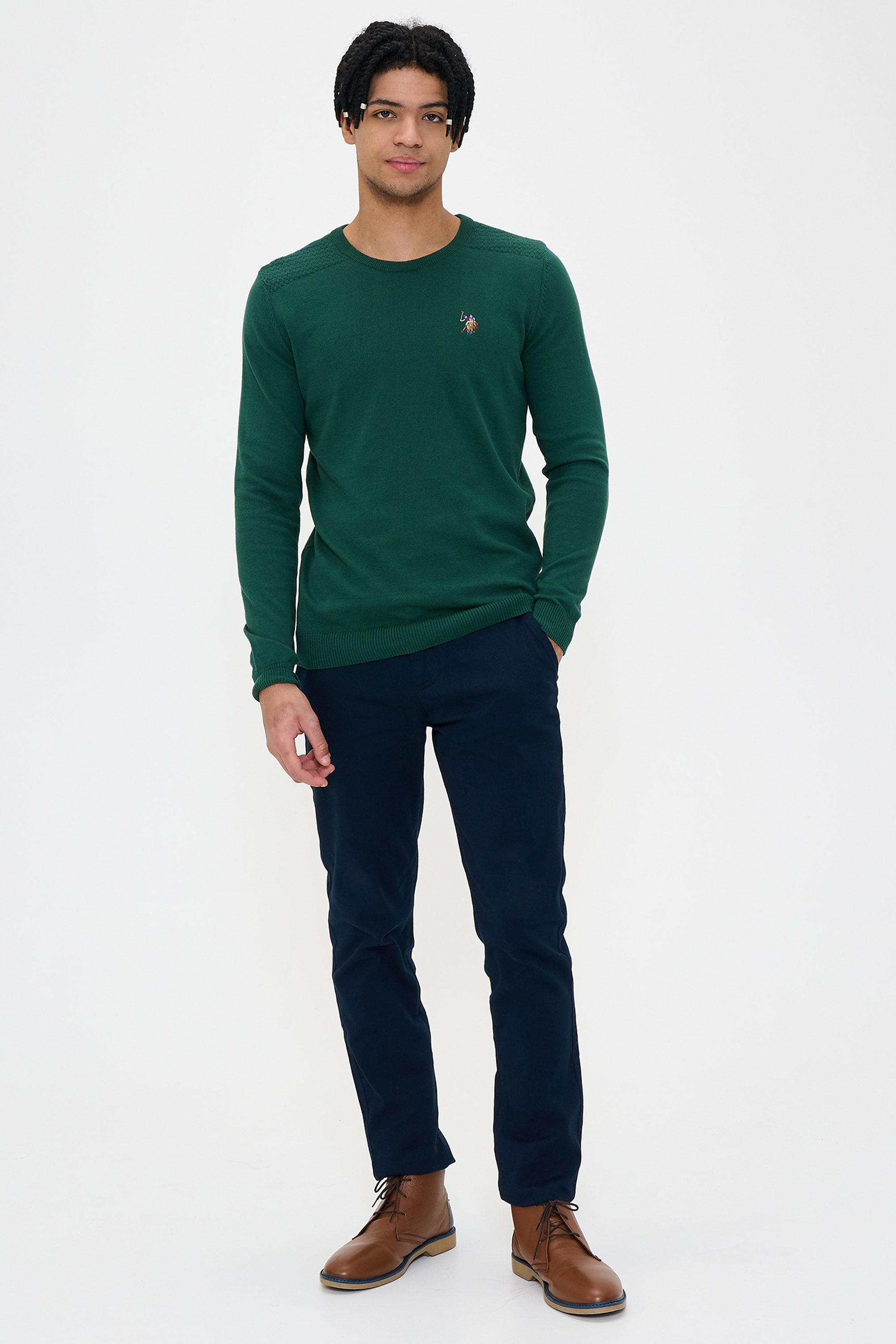 

Джемпер мужской U.S. POLO Assn. G081SZ0TK0TD01-LY-R зеленый M, G081SZ0TK0TD01-LY-R
