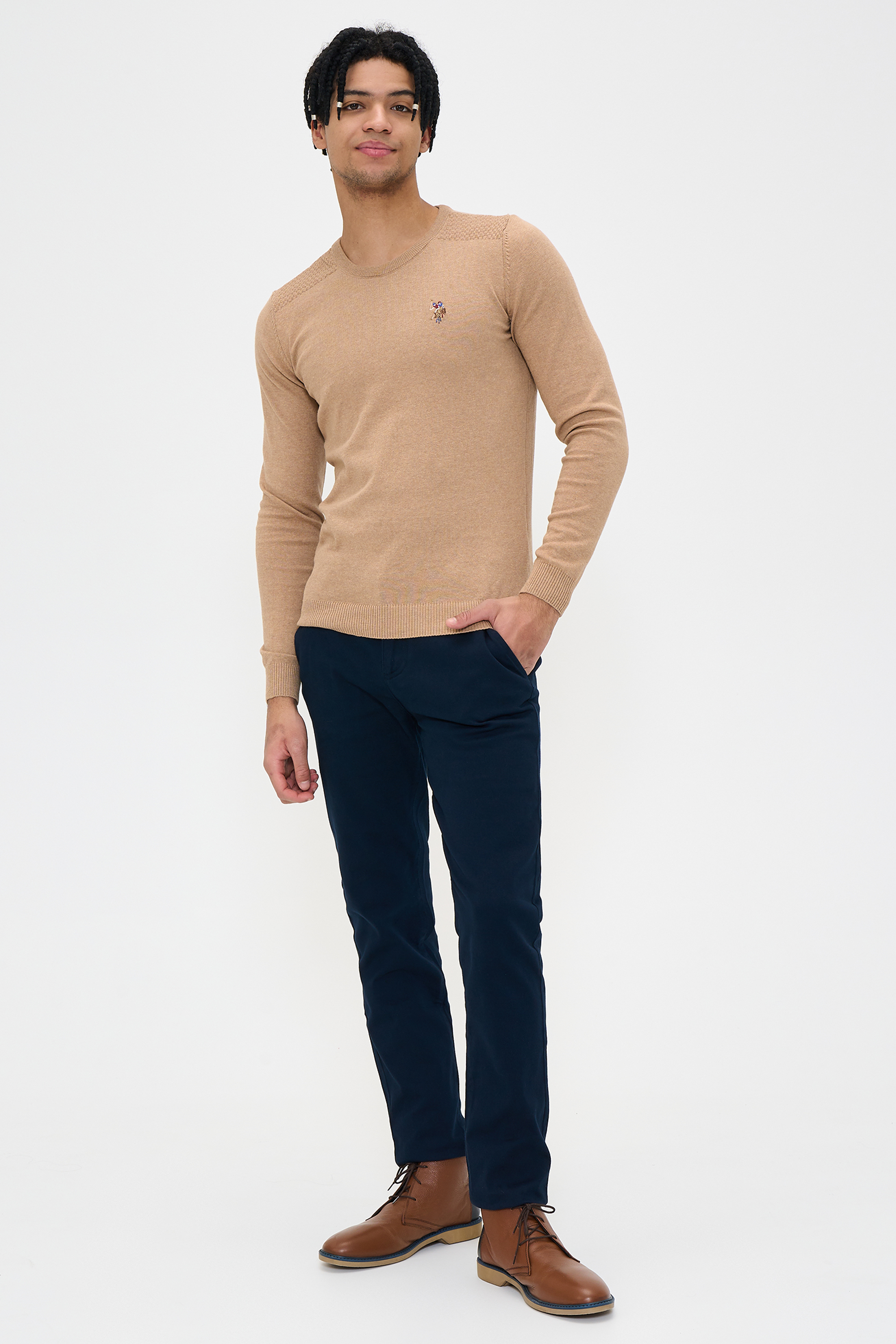 

Джемпер мужской U.S. POLO Assn. G081SZ0TK0TD01-LY-R коричневый 2XL, G081SZ0TK0TD01-LY-R