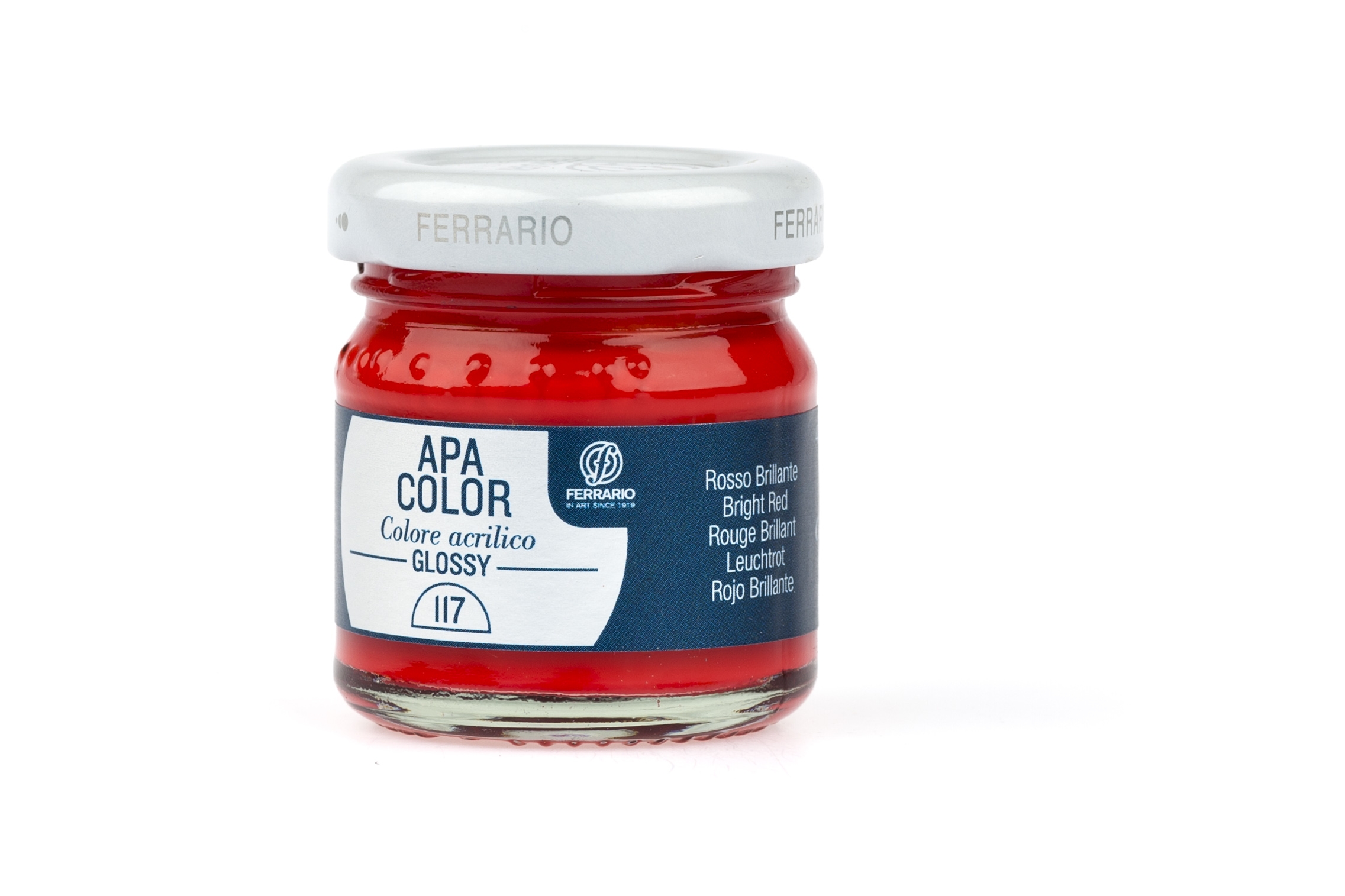 

Акрил Ferrario Apa Color 40 мл № 117 красный глянцевый., BA0040В0117