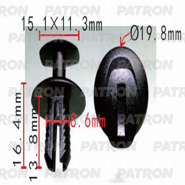 

Клипса Автомобильная PATRON P370199A
