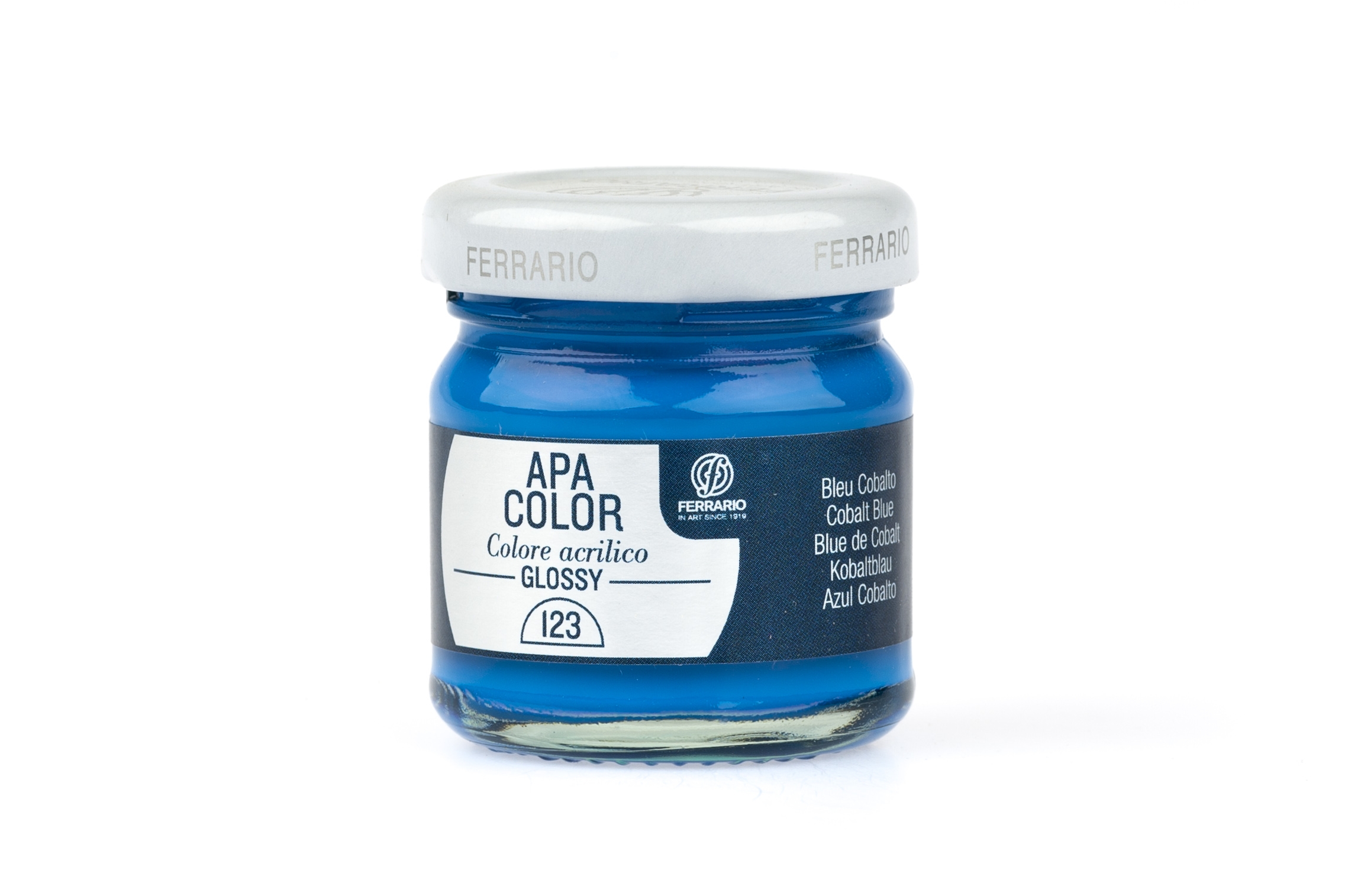

Акрил Ferrario Apa Color 40 мл № 123 кобальт синий, BA0040В0123