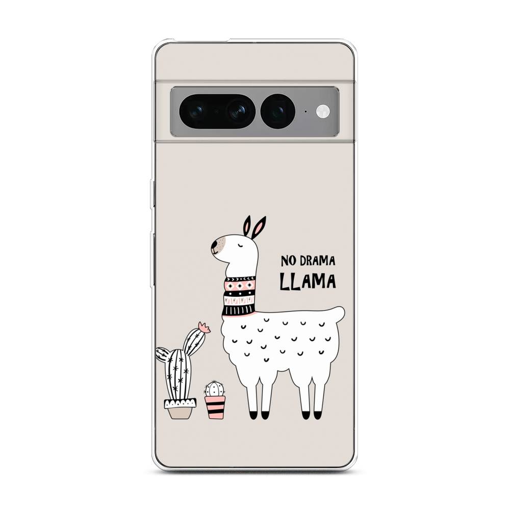 

Чехол Awog на Google Pixel 7 Pro "No drama LLama", Разноцветный