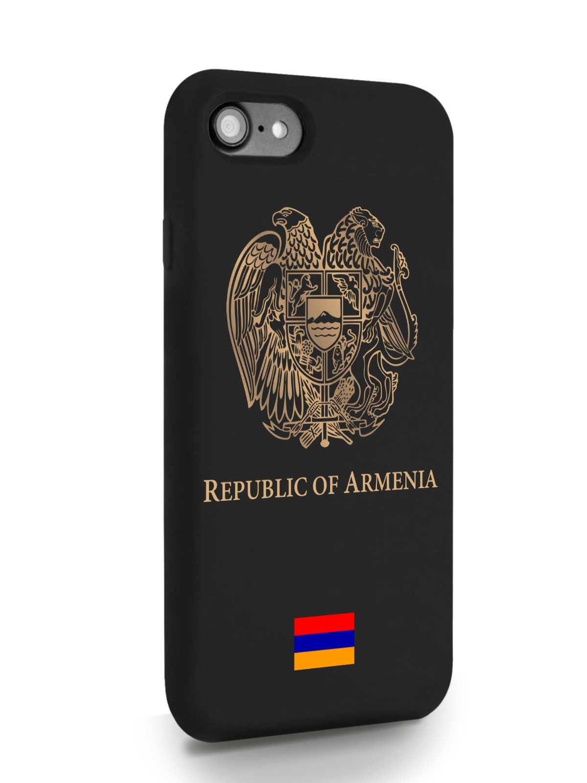 

Черный SignumCase для iPhone 7/8/SE2020 Золотой Герб Армении черный, iPhone 7/8/SE2020 Золотой Герб Армении